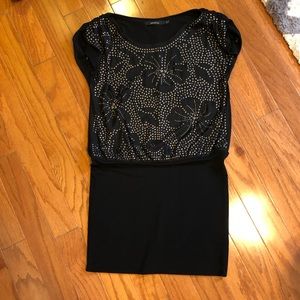 Black Top pattern dress